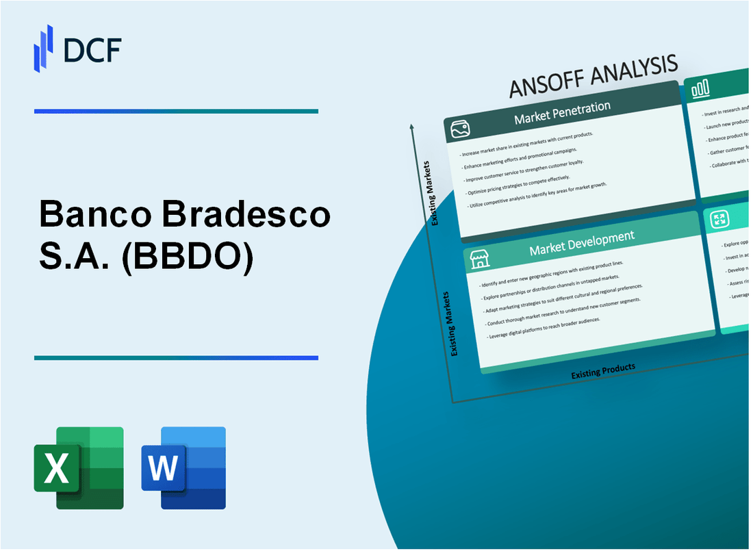 Banco Bradesco S.A. (BBDO) ANSOFF Matrix