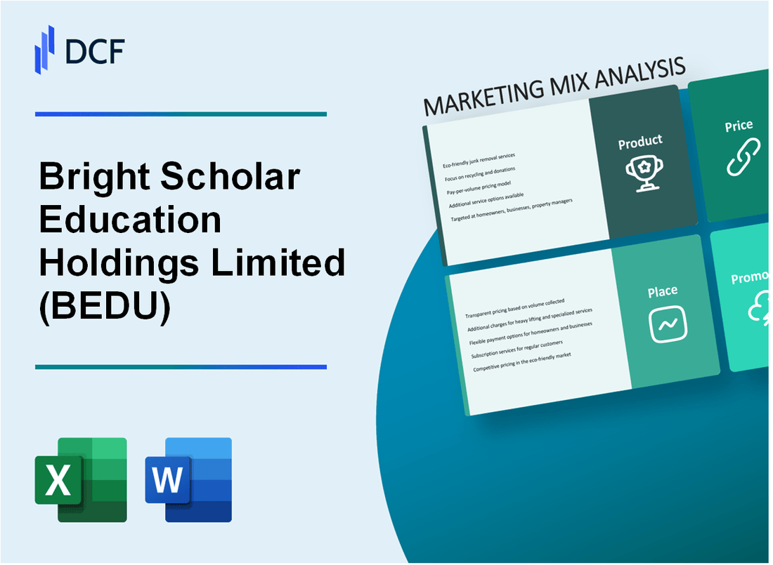 Bright Scholar Education Holdings Limited (BEDU) Marketing Mix