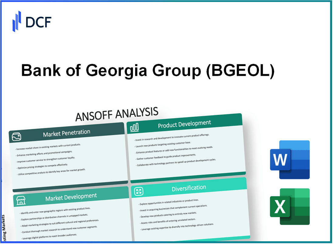 Bank of Georgia Group PLC (BGEO.L): Ansoff Matrix
