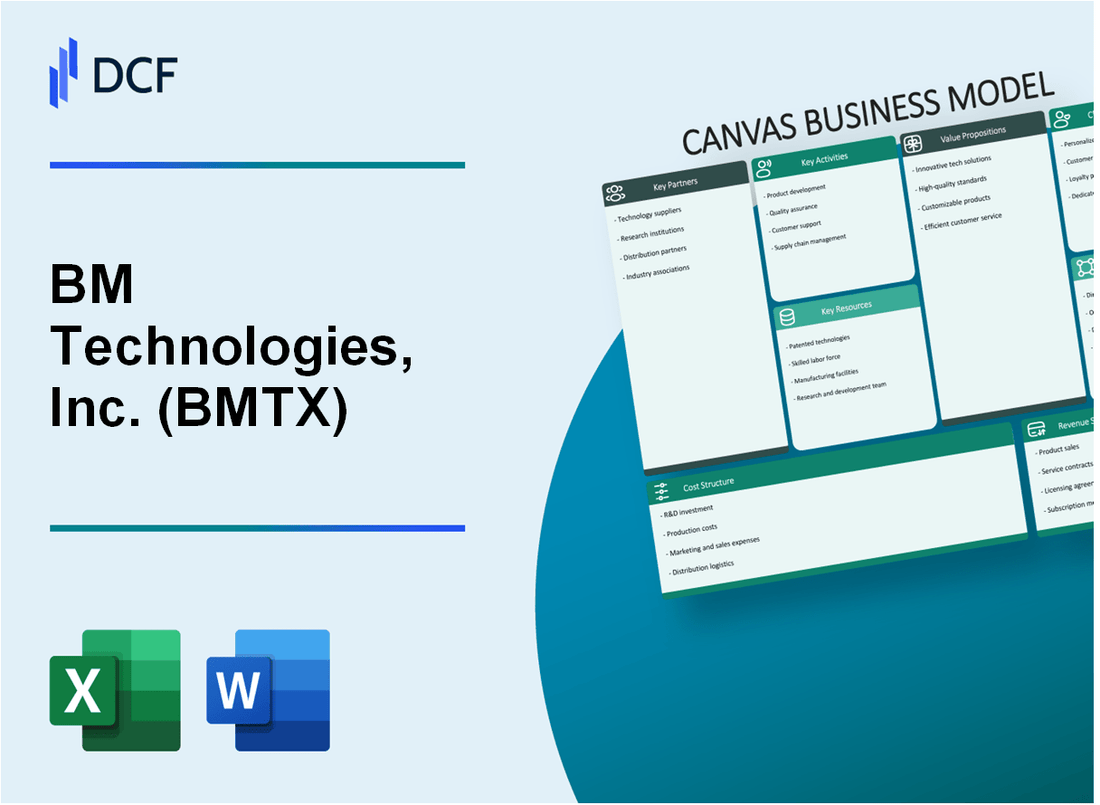 BM Technologies, Inc. (BMTX) Business Model Canvas