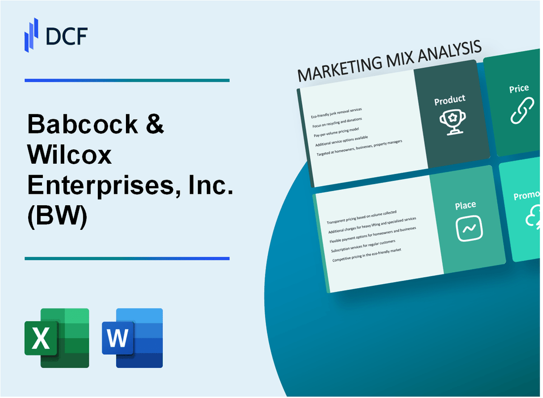 Babcock & Wilcox Enterprises, Inc. (BW) Marketing Mix