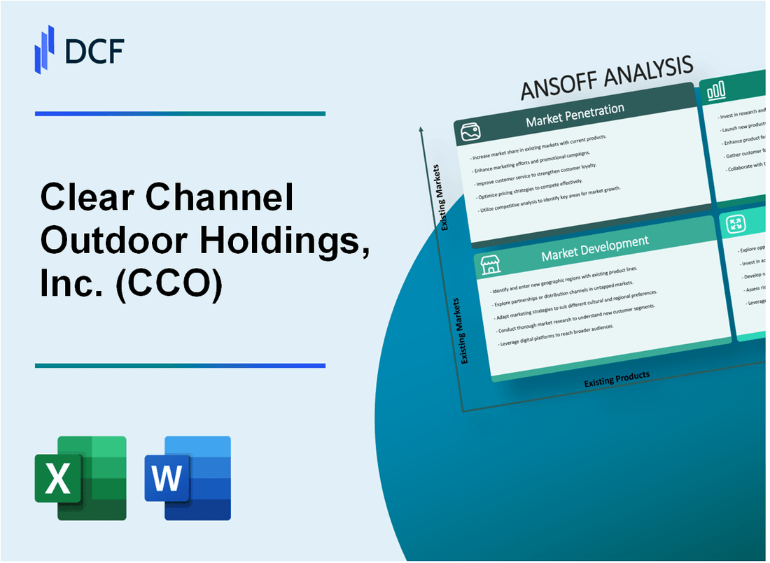 Clear Channel Outdoor Holdings, Inc. (CCO) ANSOFF Matrix