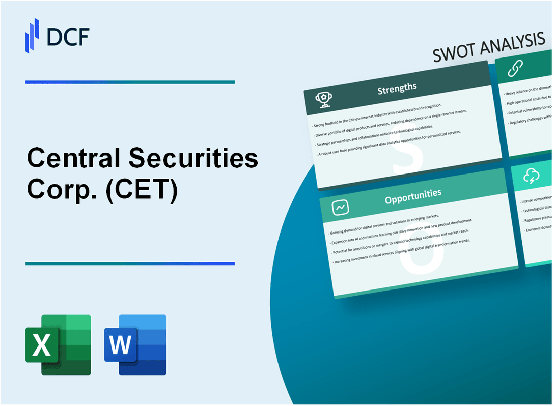Central Securities Corp. (CET) SWOT Analysis