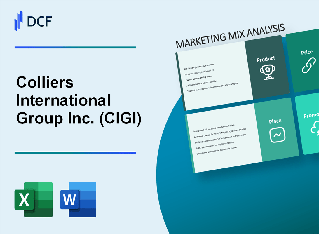 Colliers International Group Inc. (CIGI) Marketing Mix