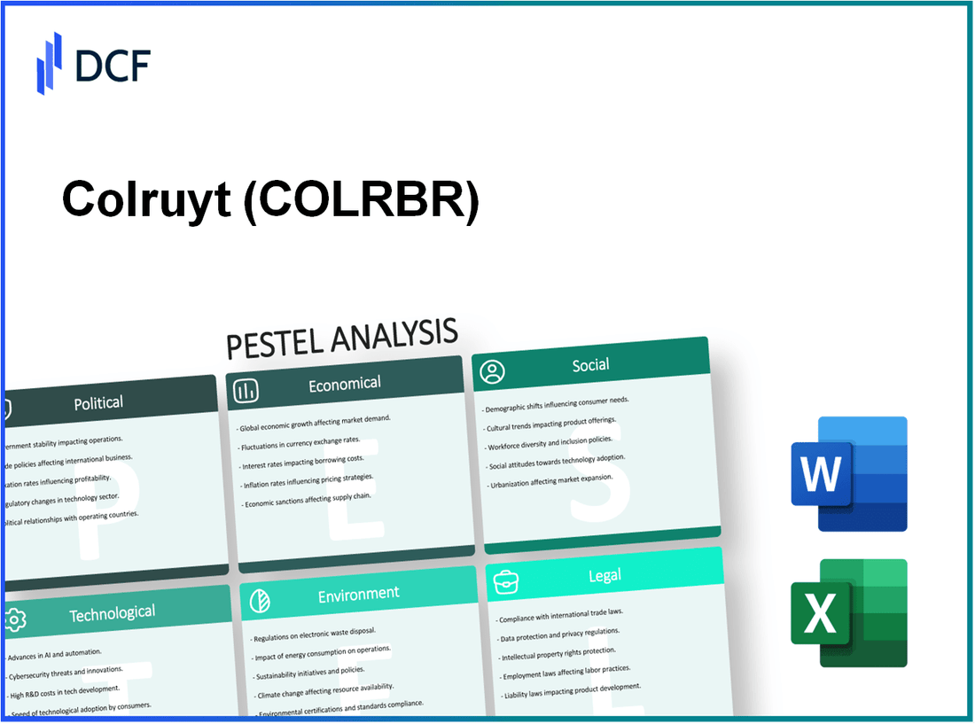 Etn. Fr. Colruyt NV (COLR.BR): PESTEL Analysis