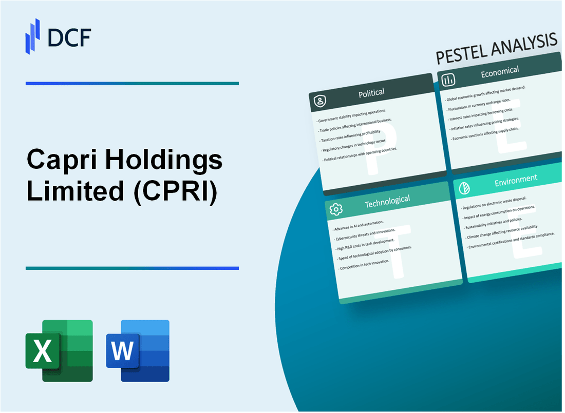 Capri Holdings Limited (CPRI) PESTLE Analysis