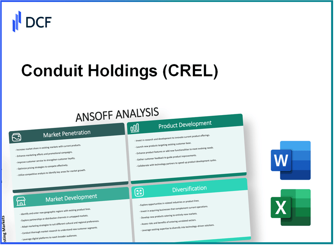 Conduit Holdings Limited (CRE.L): Ansoff Matrix
