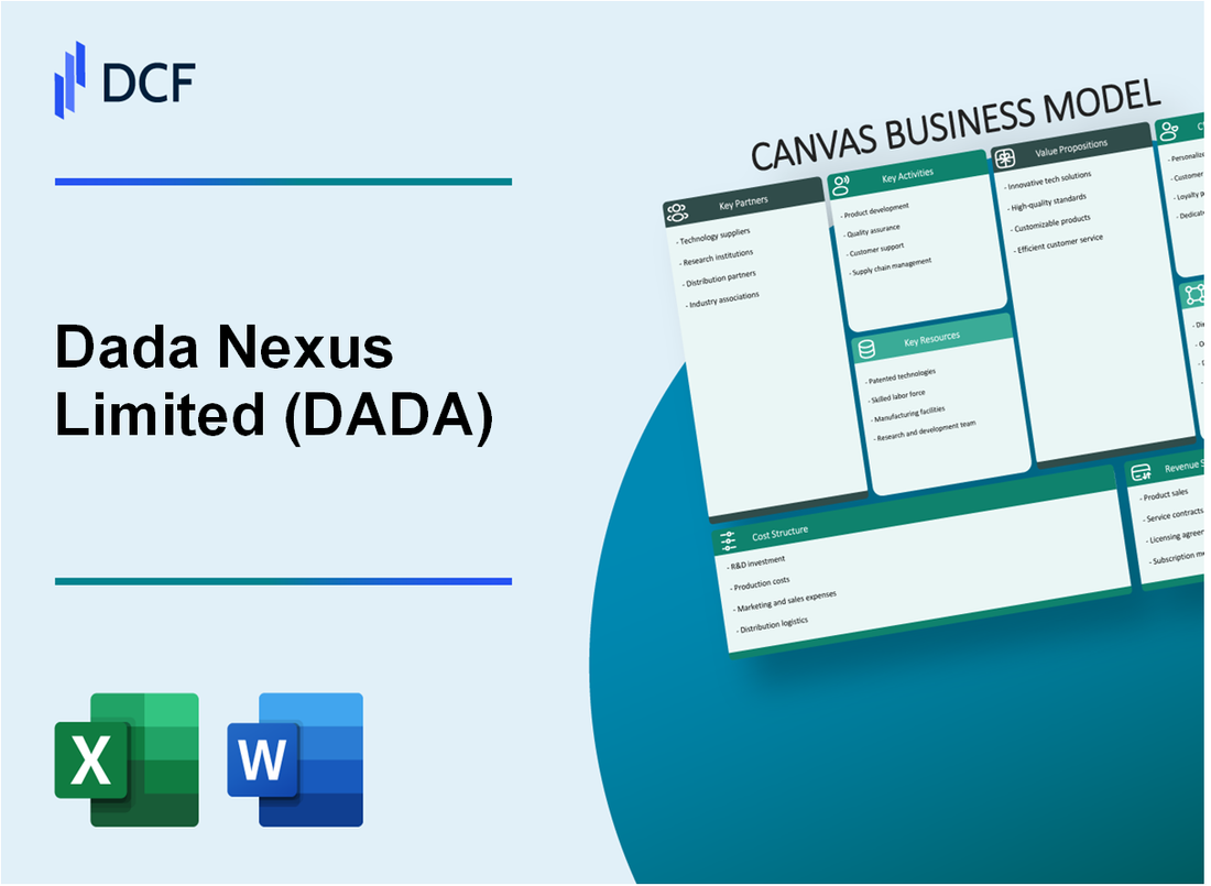 Dada Nexus Limited (DADA) Business Model Canvas