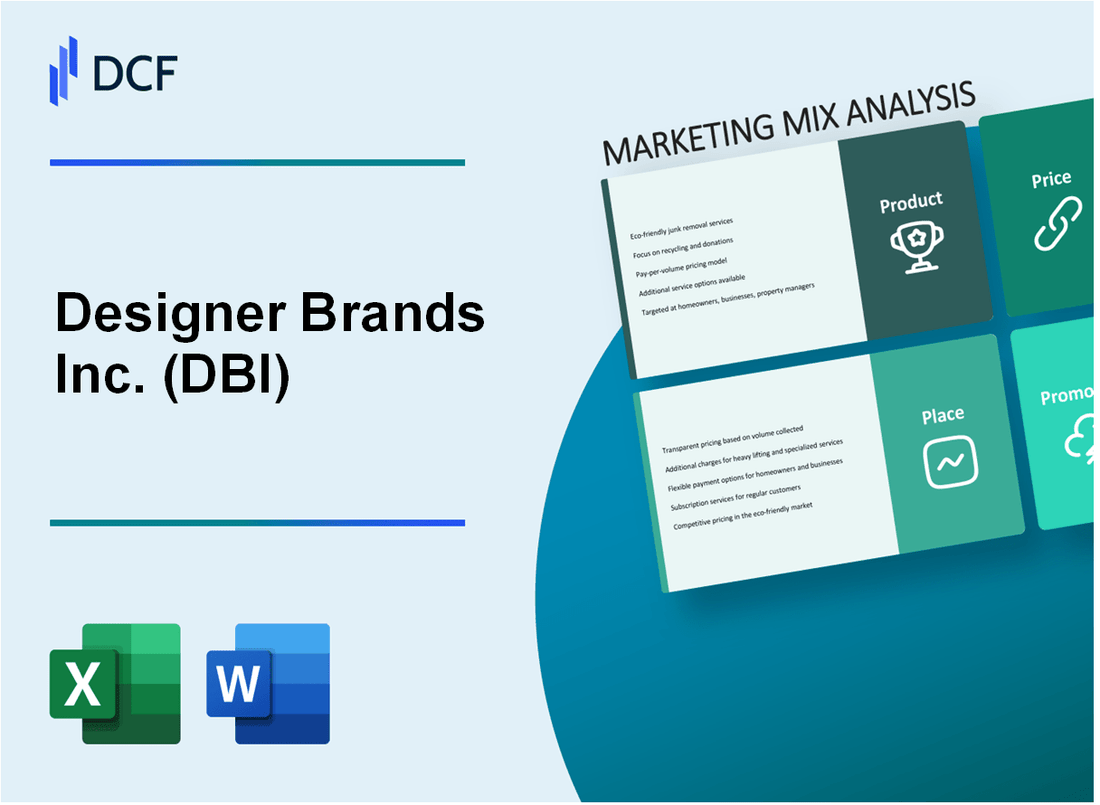 Designer Brands Inc. (DBI) Marketing Mix