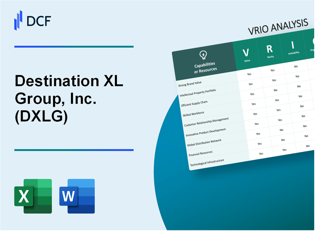 Destination XL Group, Inc. (DXLG) VRIO Analysis
