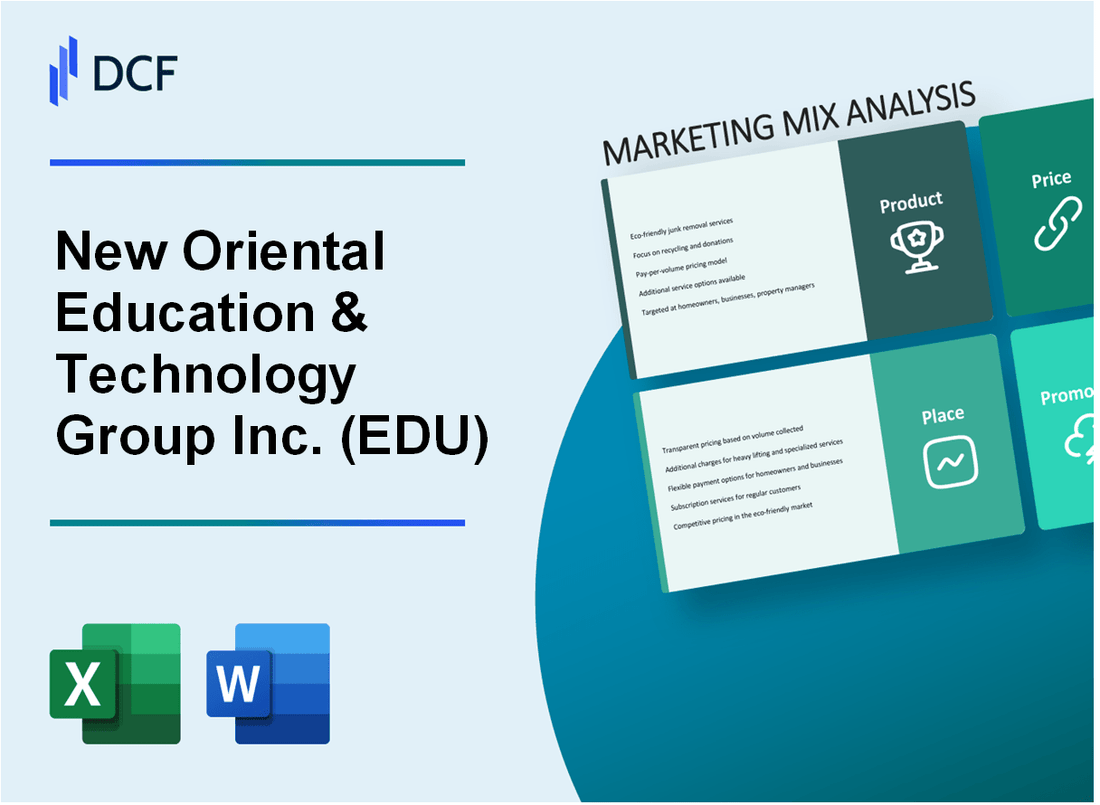 New Oriental Education & Technology Group Inc. (EDU) Marketing Mix