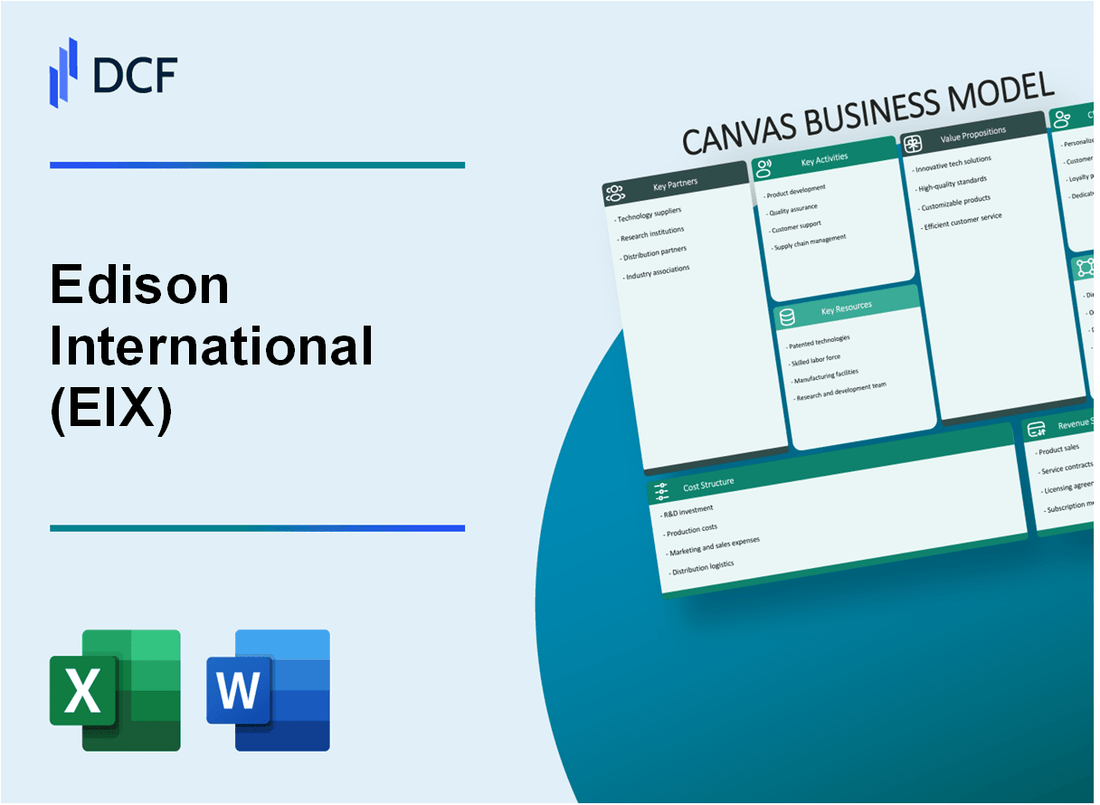 Edison International (EIX) Business Model Canvas