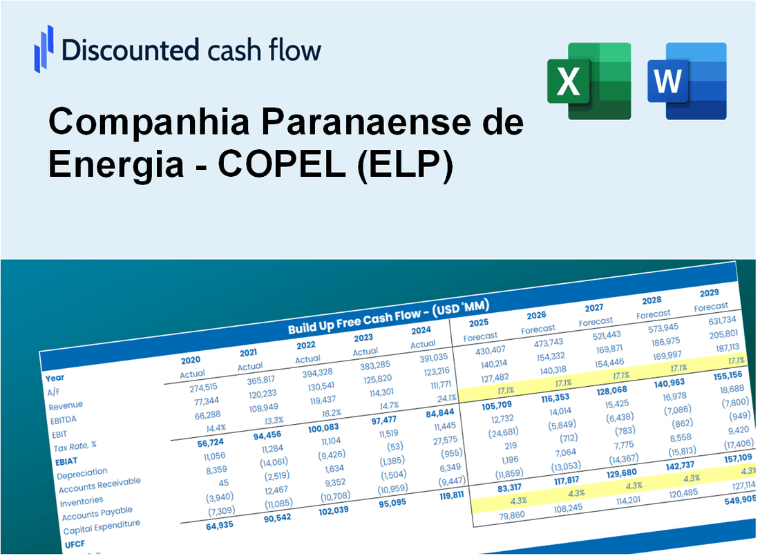 Companhia Paranaense de Energia - COPEL (ELP) DCF Valuation