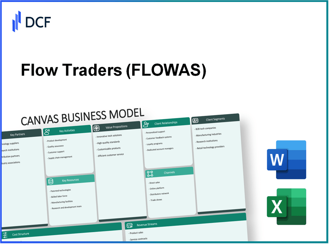 Flow Traders N.V. (FLOW.AS): Canvas Business Model