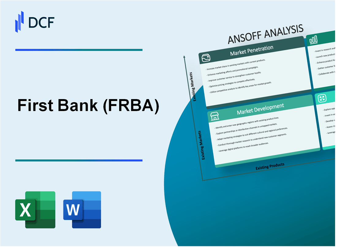 First Bank (FRBA) ANSOFF Matrix