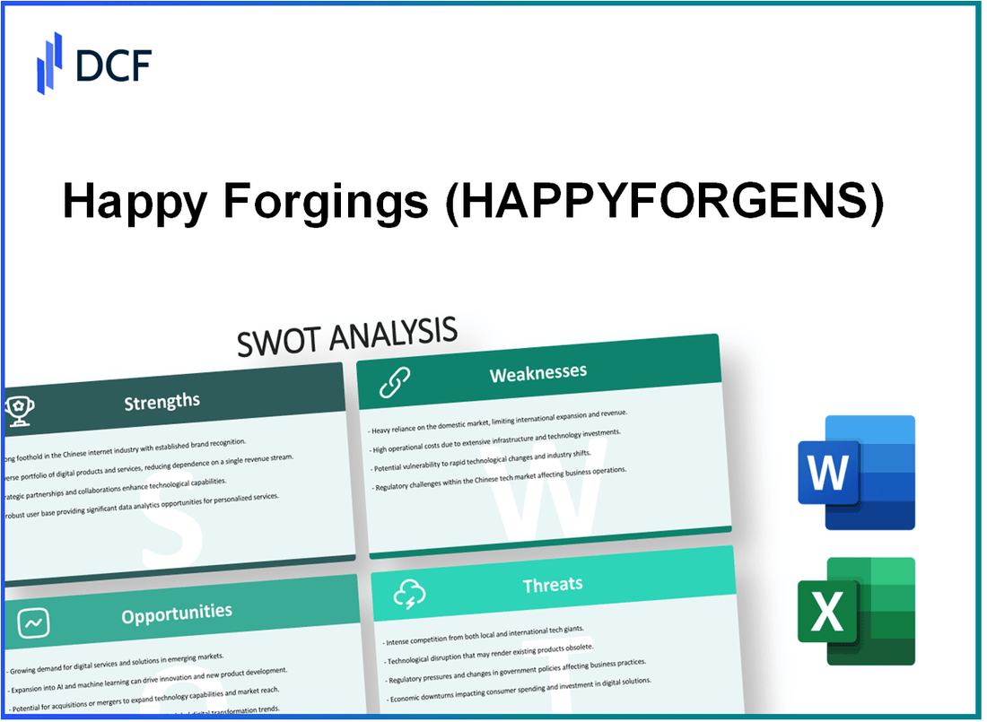Happy Forgings Limited (HAPPYFORGE.NS): SWOT Analysis