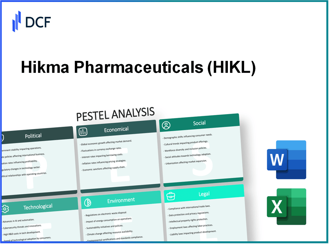 Hikma Pharmaceuticals PLC (HIK.L): PESTEL Analysis