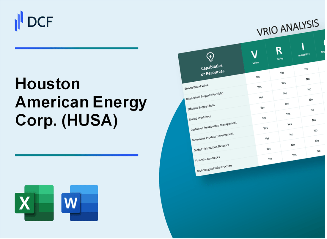 Houston American Energy Corp. (HUSA) VRIO Analysis