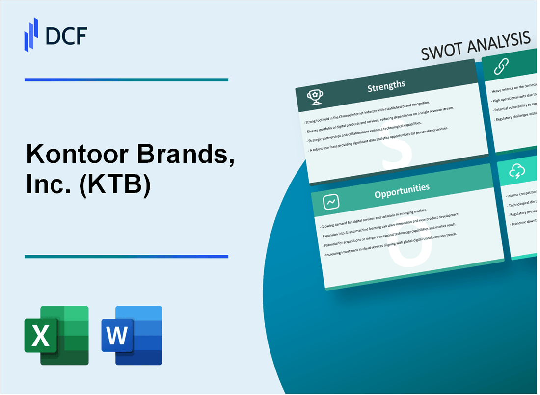Kontoor Brands, Inc. (KTB) SWOT Analysis