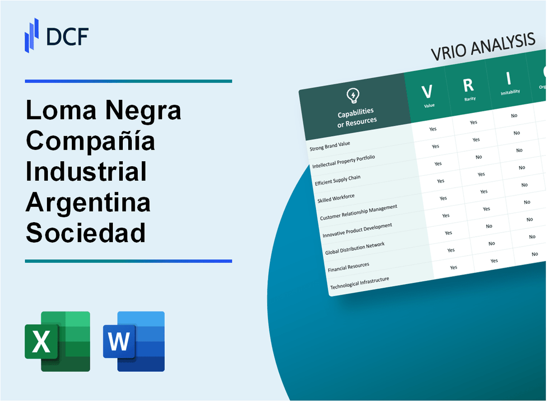 Loma Negra Compañía Industrial Argentina Sociedad Anónima (LOMA) VRIO Analysis