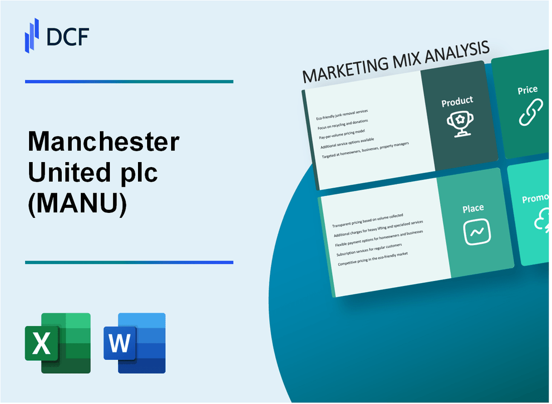 Manchester United plc (MANU) Marketing Mix