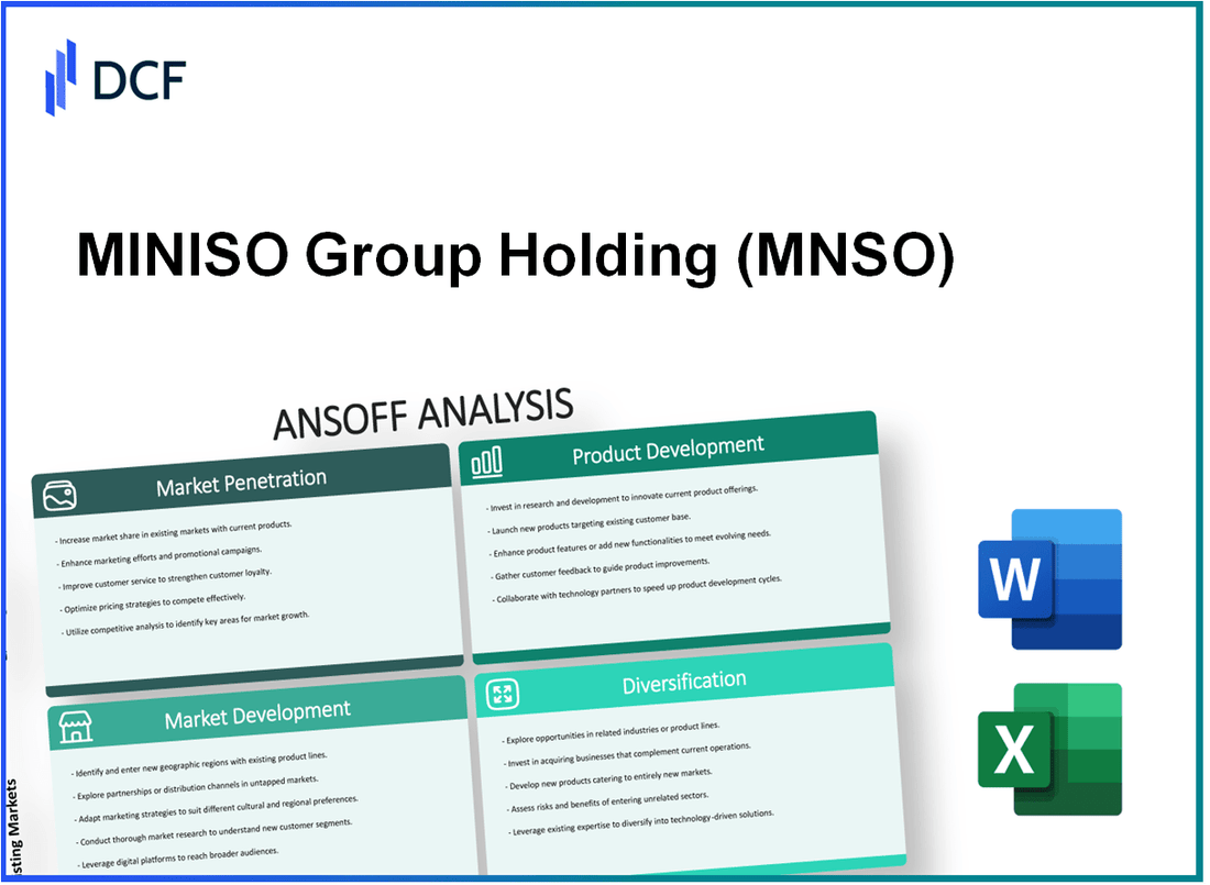 MINISO Group Holding Limited (MNSO): Ansoff Matrix