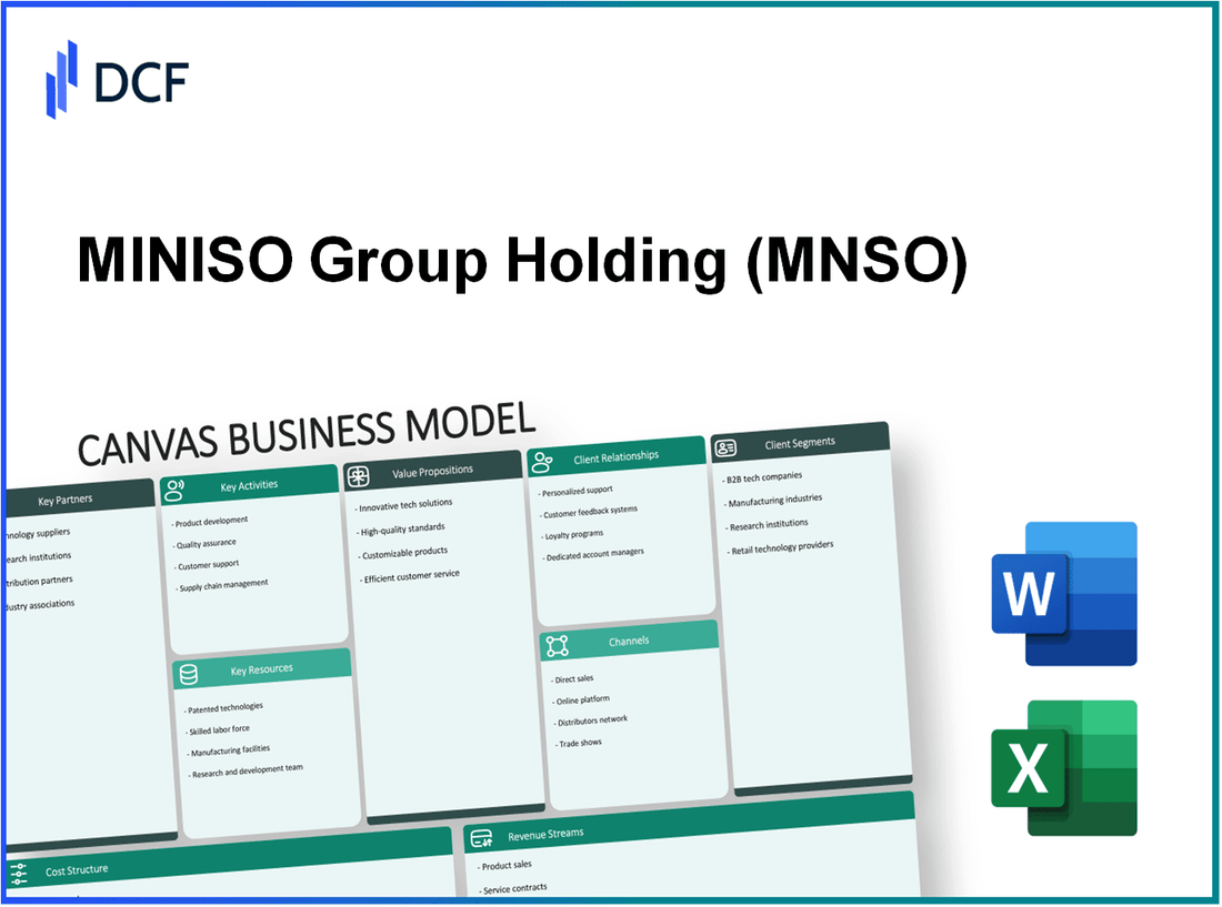 MINISO Group Holding Limited (MNSO): Canvas Business Model