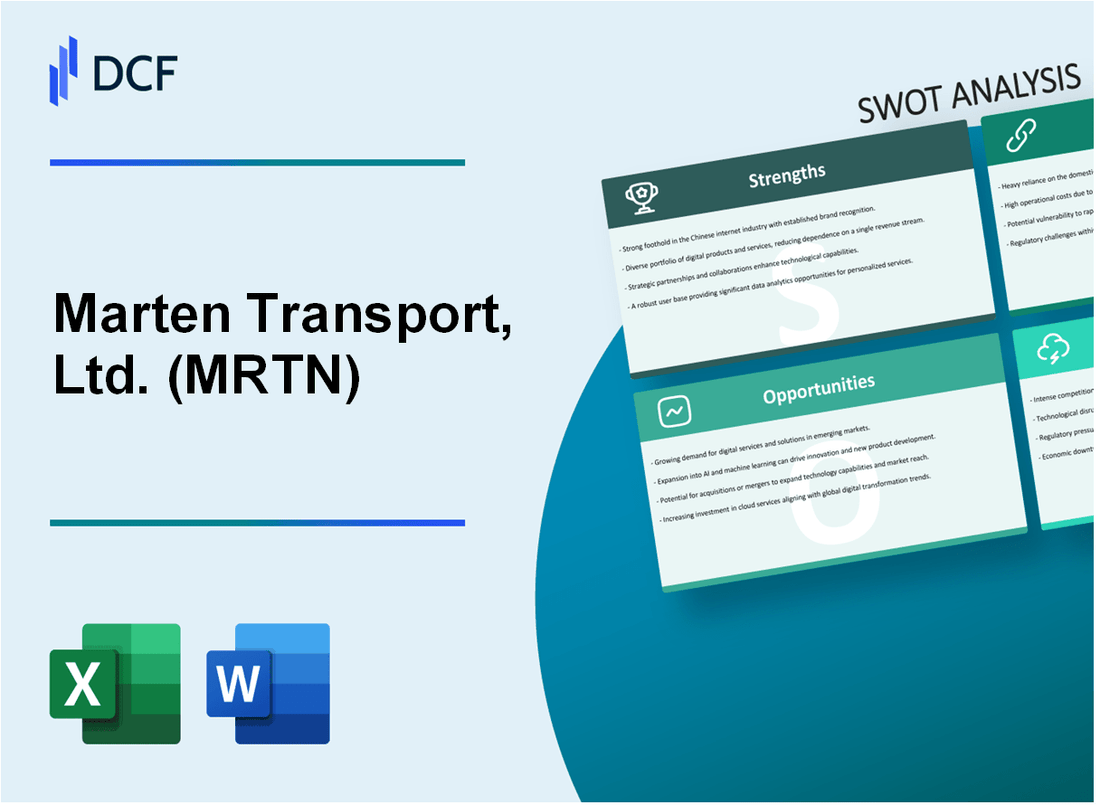 Marten Transport, Ltd. (MRTN) SWOT Analysis
