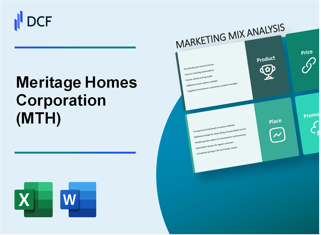 Meritage Homes Corporation (MTH) Marketing Mix
