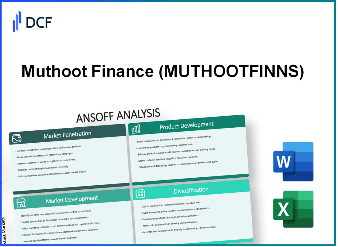 Muthoot Finance Limited (MUTHOOTFIN.NS): Ansoff Matrix