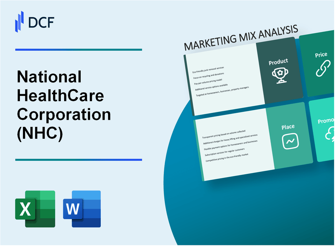 National HealthCare Corporation (NHC) Marketing Mix