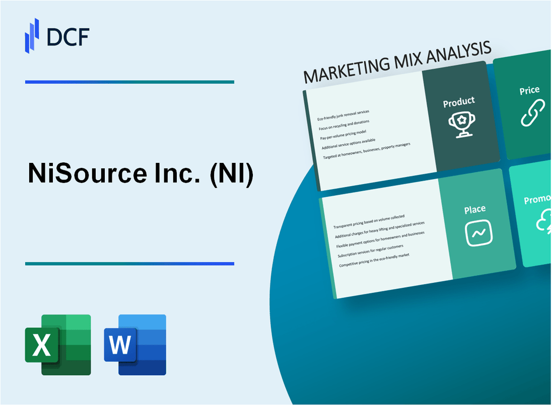 NiSource Inc. (NI) Marketing Mix