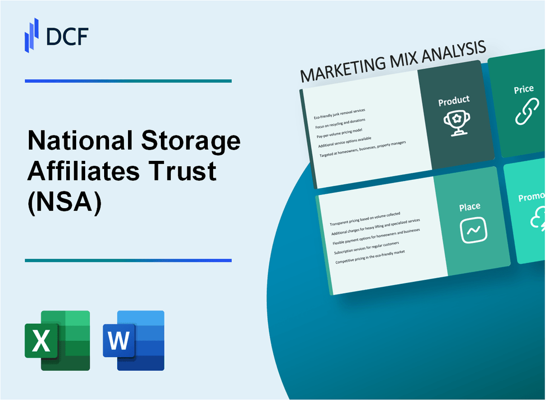 National Storage Affiliates Trust (NSA) Marketing Mix