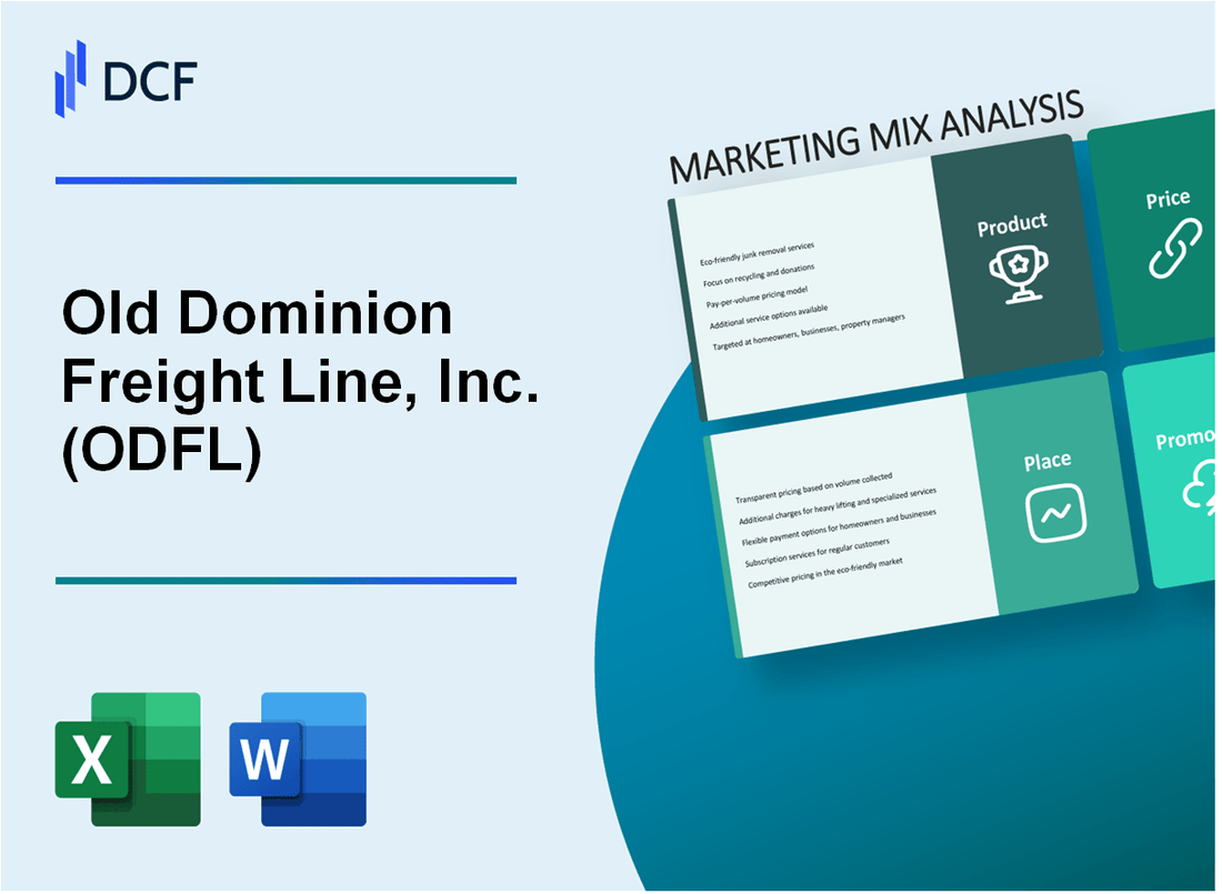 Old Dominion Freight Line, Inc. (ODFL) Marketing Mix