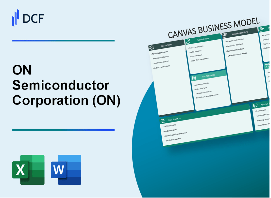 ON Semiconductor Corporation (ON) Business Model Canvas
