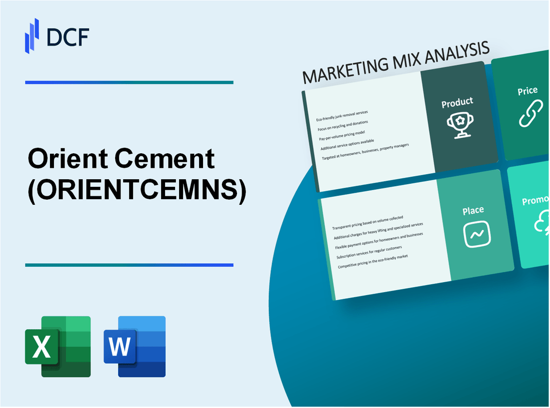 Orient Cement Limited (ORIENTCEM.NS): Marketing Mix Analysis