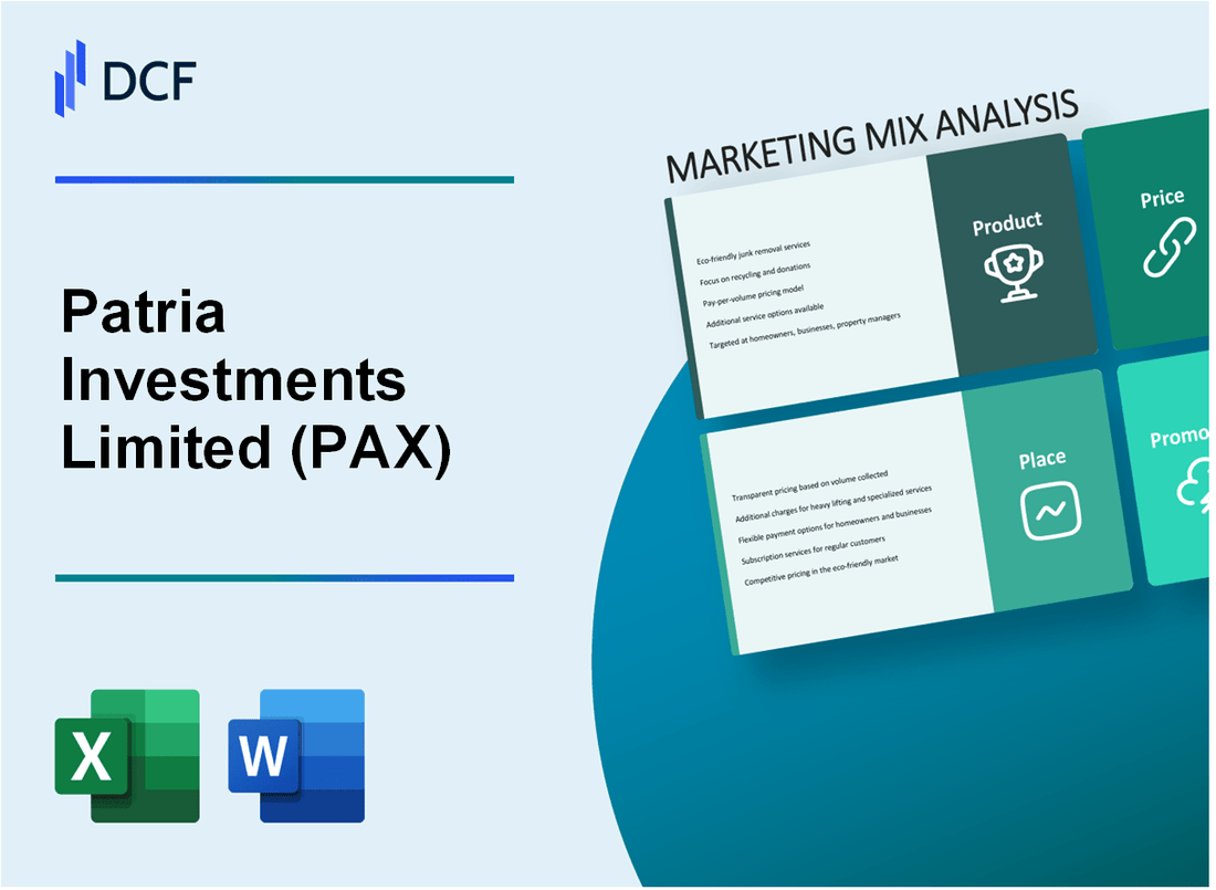 Patria Investments Limited (PAX) Marketing Mix