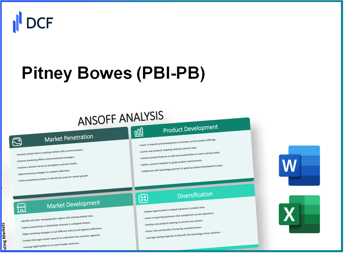 Pitney Bowes Inc. NT 43 (PBI-PB): Ansoff Matrix