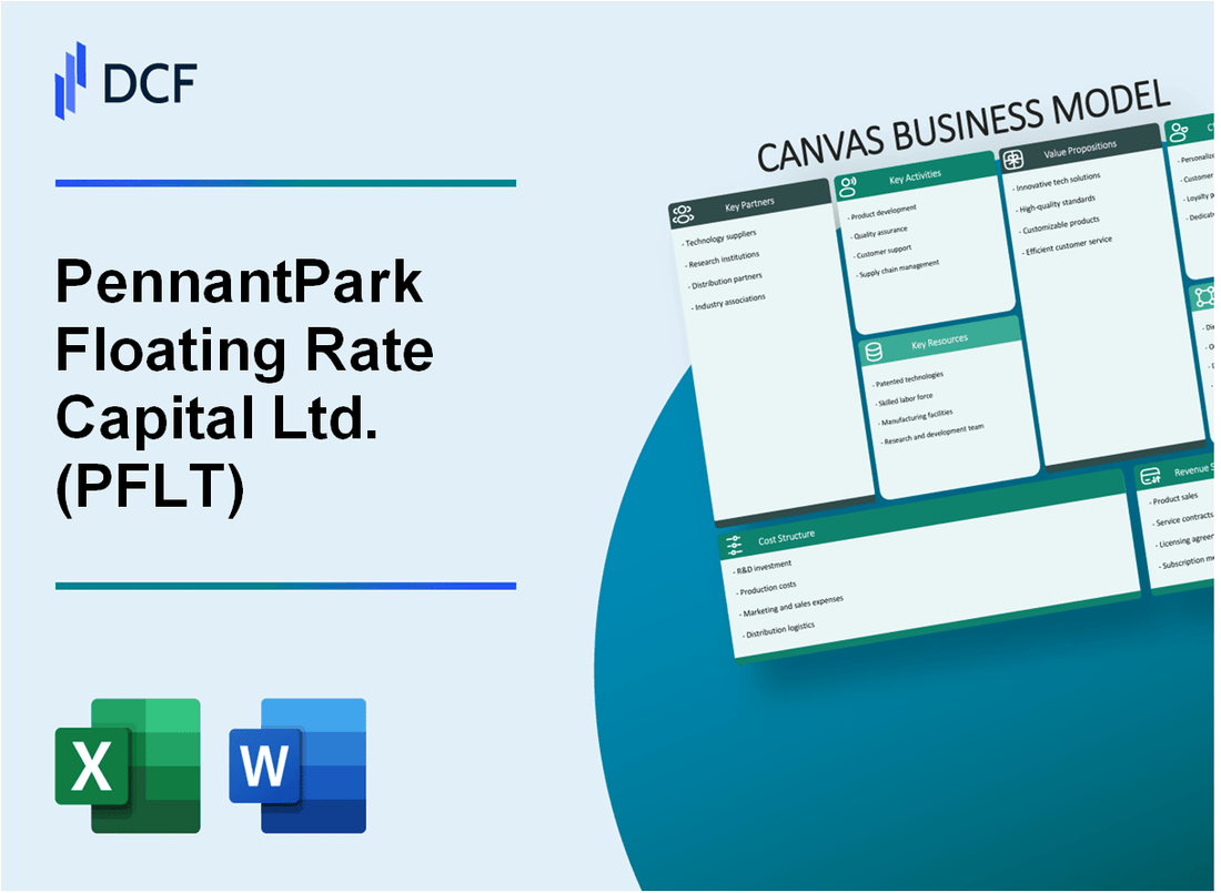 PennantPark Floating Rate Capital Ltd. (PFLT) Business Model Canvas