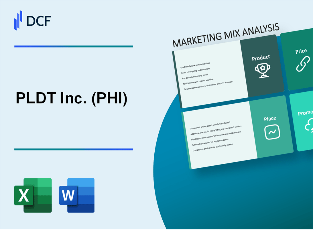 PLDT Inc. (PHI) Marketing Mix