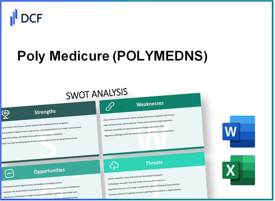 Poly Medicure Limited (POLYMED.NS): SWOT Analysis