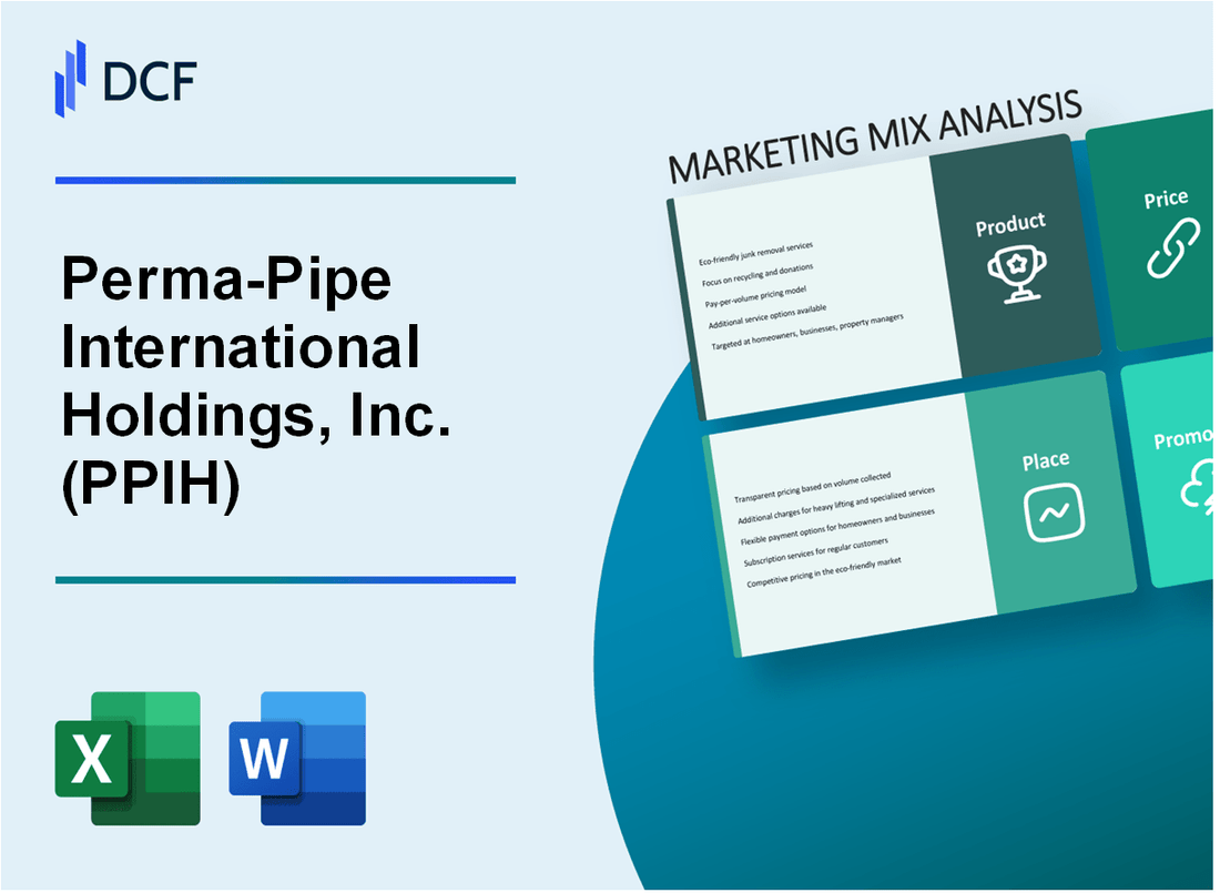Perma-Pipe International Holdings, Inc. (PPIH) Marketing Mix