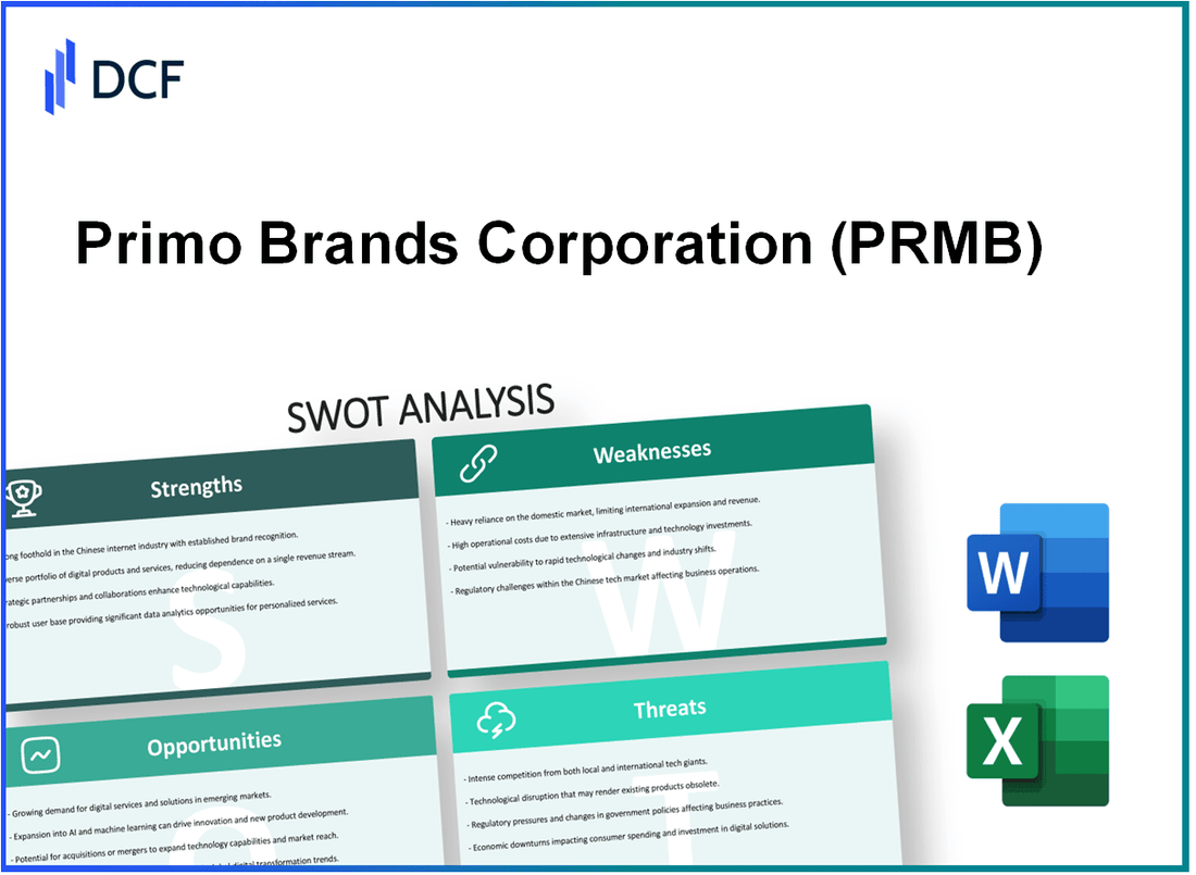 Primo Brands Corporation (PRMB): SWOT Analysis