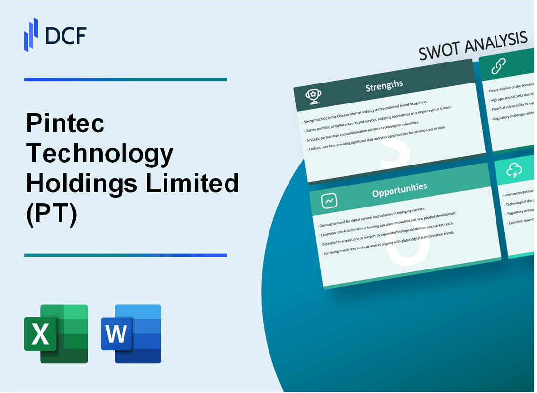 Pintec Technology Holdings Limited (PT) SWOT Analysis