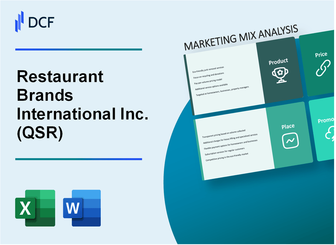 Restaurant Brands International Inc. (QSR) Marketing Mix