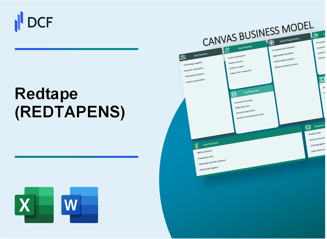 Redtape Limited (REDTAPE.NS): Canvas Business Model