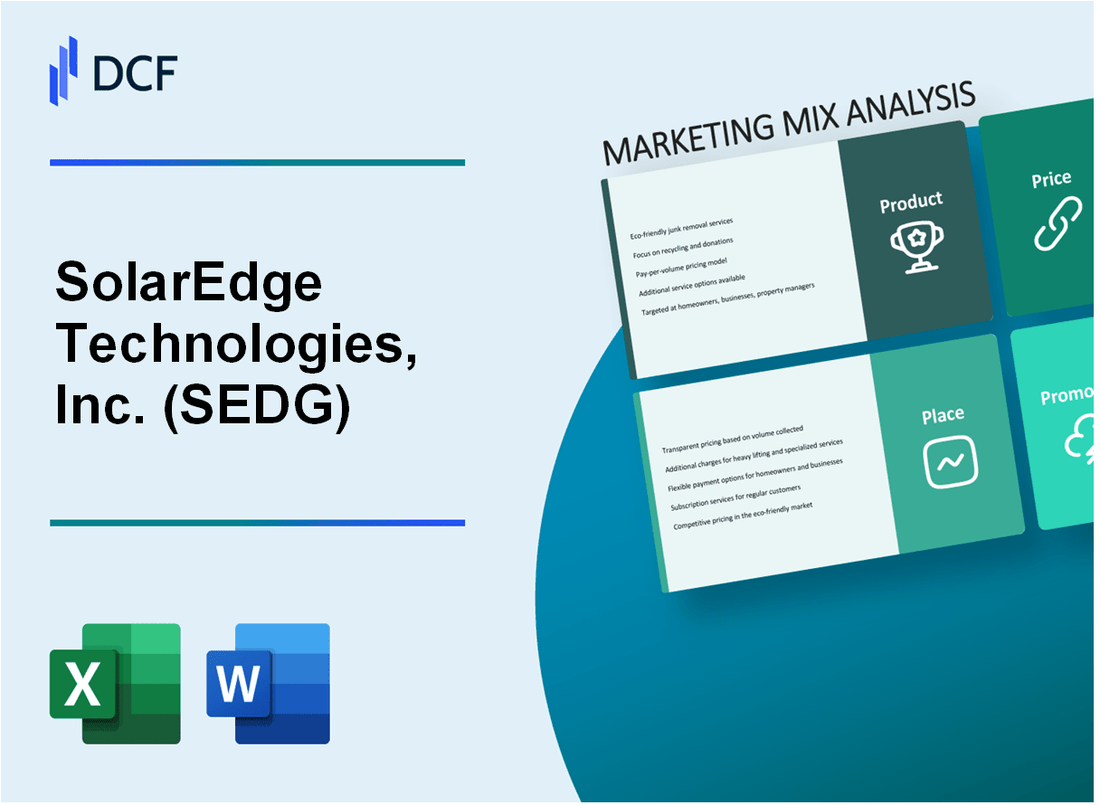 SolarEdge Technologies, Inc. (SEDG) Marketing Mix