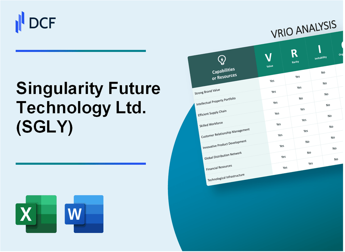 Singularity Future Technology Ltd. (SGLY) VRIO Analysis