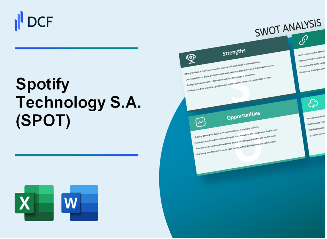 Spotify Technology S.A. (SPOT) SWOT Analysis