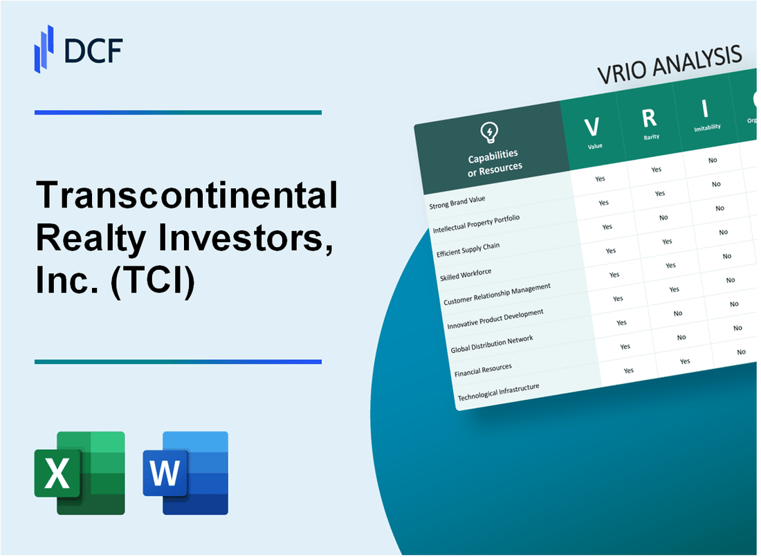 Transcontinental Realty Investors, Inc. (TCI) VRIO Analysis
